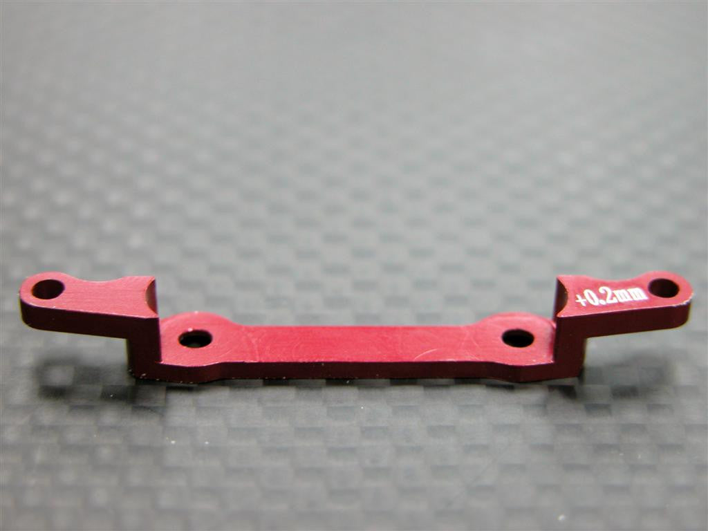 Kyosho Mini-Z AWD Aluminum Rear Knuckle Arm Holder (Toe In +0.2mm) - 1Pc Red