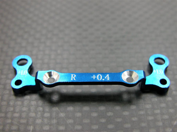 Kyosho Mini-Z AWD Aluminum Rear Knuckle Arm Holder (Toe In 0.4mm, Thick 1.0mm) - 1Pc GPM Design Blue
