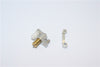 Kyosho Mini-Z AWD Aluminum Steering Assembly With Pin - 1 Set Silver