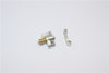 Kyosho Mini-Z AWD Aluminum Steering Assembly With Pin - 1 Set Silver