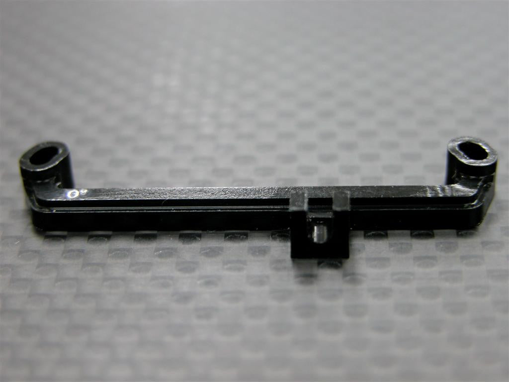 Kyosho Mini-Z AWD Aluminum Steering Plate (0 Deg) - 1Pc Black