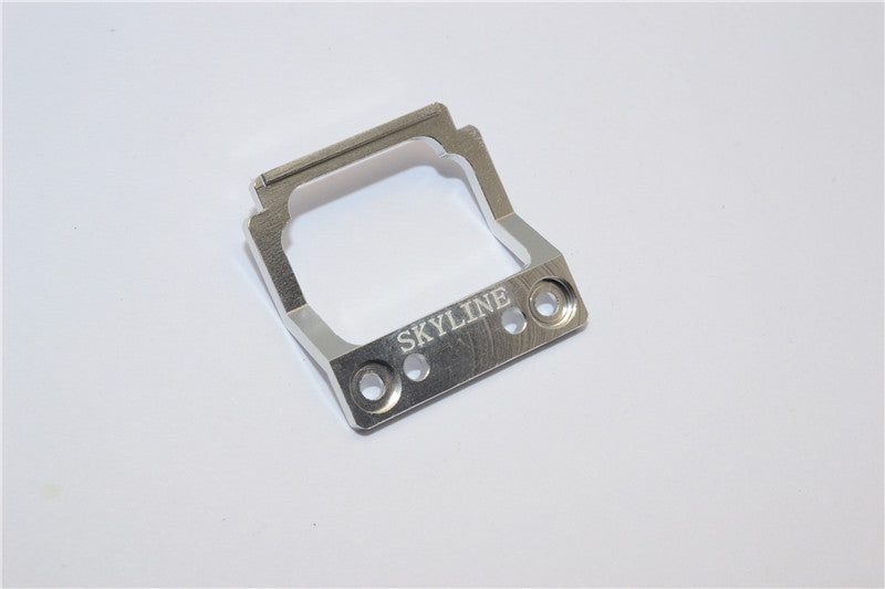 Kyosho Mini-Z AWD Aluminum Front Body Lock Plate For Skyline GT-R (R34) - 1Pc Silver