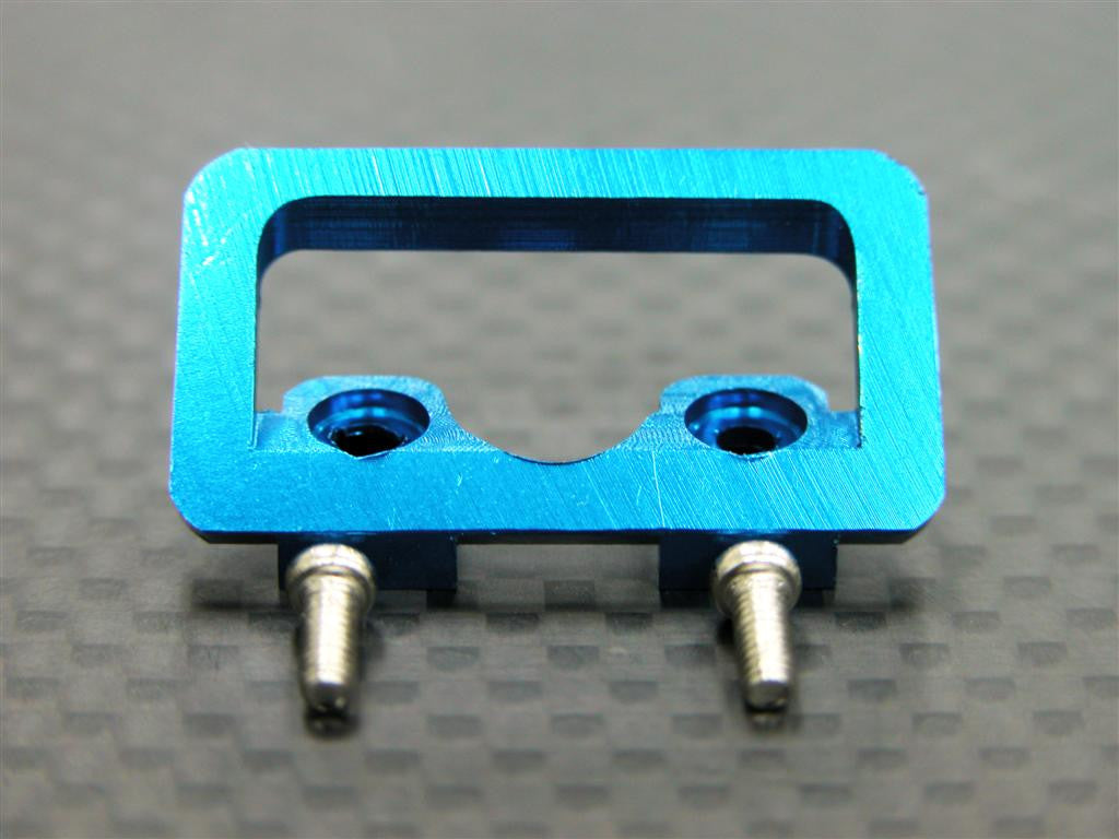 Kyosho Mini-Z AWD Aluminum Rear Skid Plate With Screws - 1Pc Set Blue