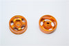 Kyosho Mini-Z AWD Aluminum Front/Rear Ridge Rims (5P, 2.5mm Off Set, Width 8.5mm) - 1Pr Gold
