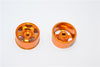 Kyosho Mini-Z AWD Aluminum Rear Wide Ridge Rims (5P, 0mm Off Set, Width 8.5mm) - 1Pr Gold