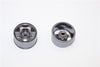 Kyosho Mini-Z AWD Aluminum Rear Wide Ridge Rims (5P, 0mm Off Set, Width 8.5mm) - 1Pr Gray Silver