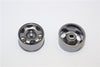 Kyosho Mini-Z AWD Aluminum Rear Wide Ridge Rims (6P, 1.0mm Off Set, Width 11mm) - 1Pr Gray Silver