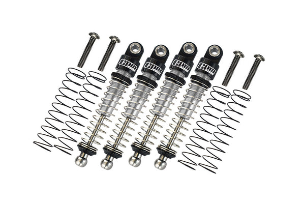 Aluminum 6061-T6 Front And Rear Shocks 38mm For Kyosho 1/18 Mini-Z 4x4 Suzuki Jimny Sierra APIO JIMNY TS4-32525 Upgrades - Silver