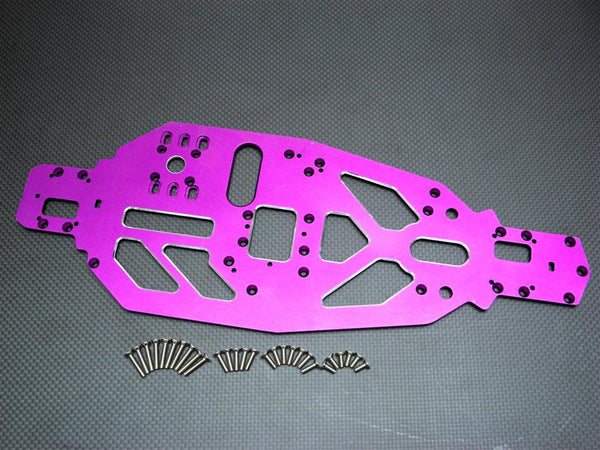 HPI RS4 3 Aluminum Main Chassis (4.5mm) - 1 Set Purple