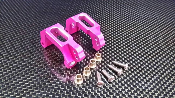 HPI RS4 3 Aluminum Front C-Hub Set - 1Pr Pink
