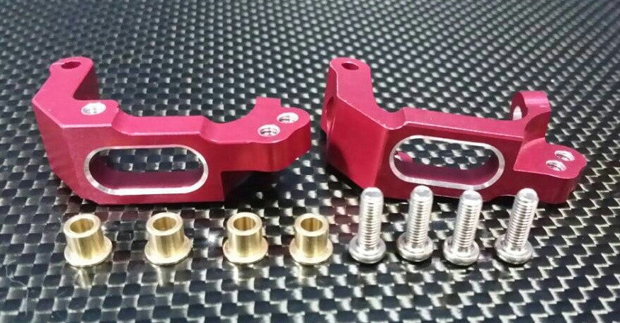 HPI RS4 3 Aluminum Front C-Hub Set - 1Pr Red