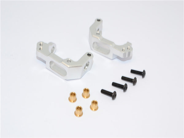 HPI RS4 3 Aluminum Front C-Hub Set - 1Pr Silver