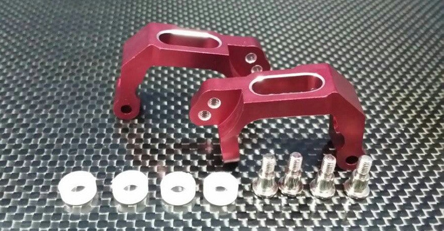 HPI RS4 3 Aluminum Front Bearing C-Hub Set - 1Pr Red