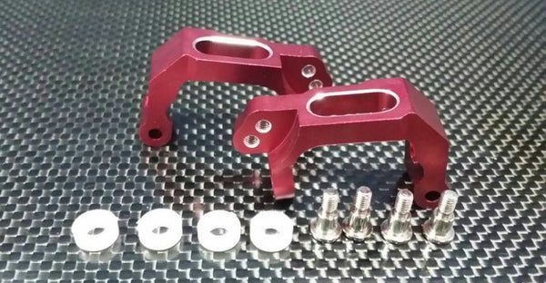 HPI RS4 3 Aluminum Front Bearing C-Hub Set - 1Pr Red