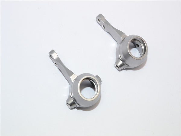 HPI RS4 3 Aluminum Front Bearing C-Hub - 1Pr Gray Silver