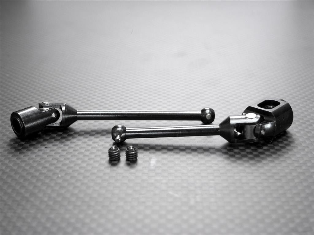 HPI RS4 3 Steel Main Universal Swing Shaft Set - 1Pr Black