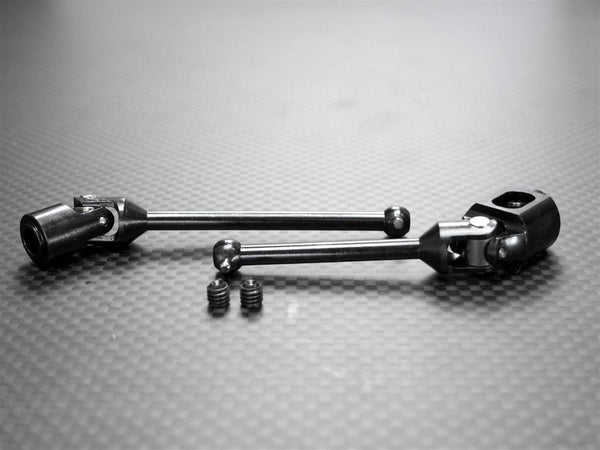 HPI RS4 3 Steel Main Universal Swing Shaft Set - 1Pr Black