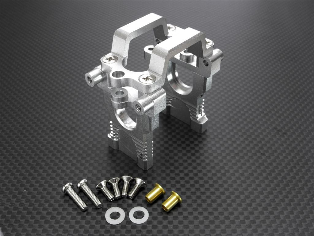 HPI RS4 3 Aluminum Centre Set Gear Mount - 1 Set Silver