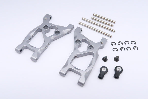 HPI RS4 3 Aluminum Rear Suspension Arm - 1Pr Gray Silver