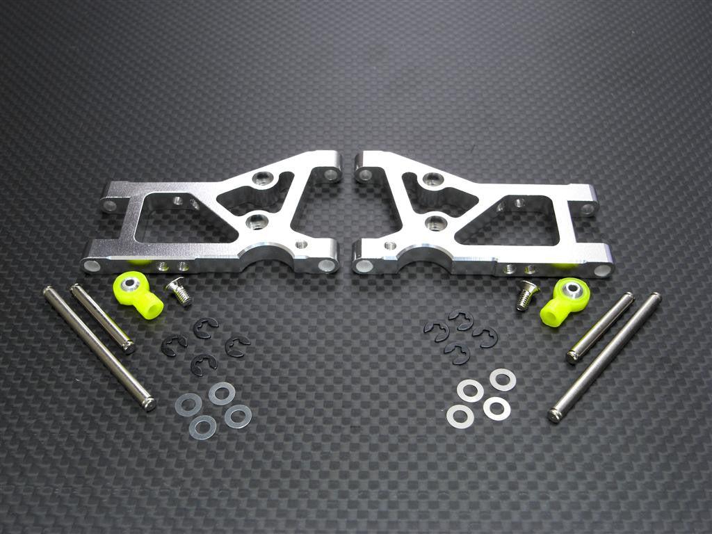 HPI RS4 3 Aluminum Rear Arm Set - 1Pr Silver