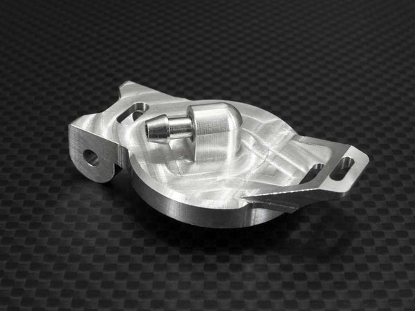 HPI RS4 3 Aluminum Fuel Tank Cap - 1Pc Set Silver