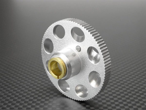HPI RS4 3 Aluminum Lighter Fly Wheel - 1 Pc Silver