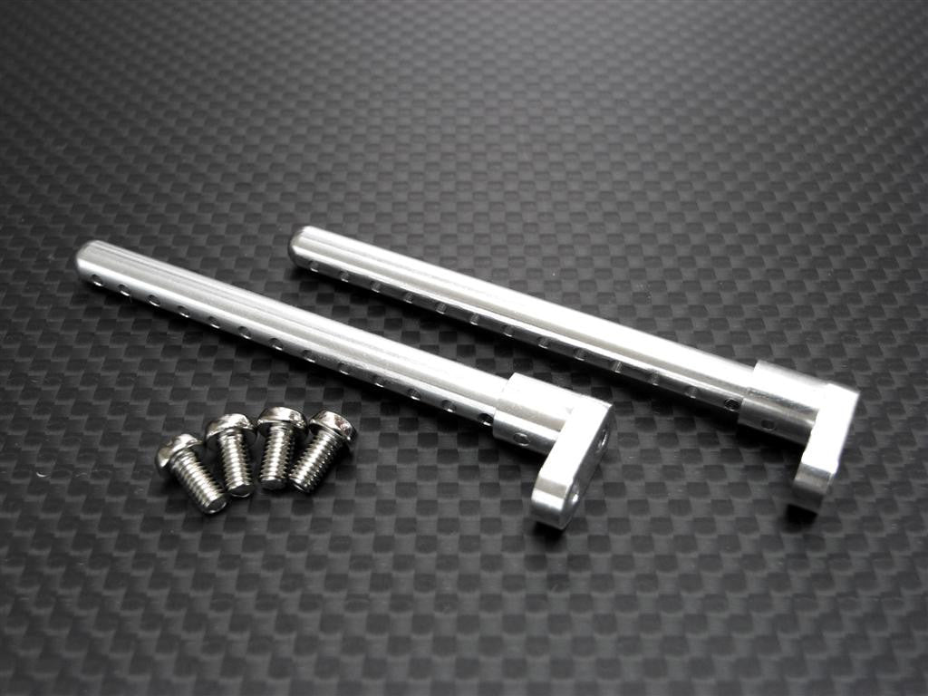 HPI RS4 3 Aluminum Rear Bodt Post Set - 1Pr Silver