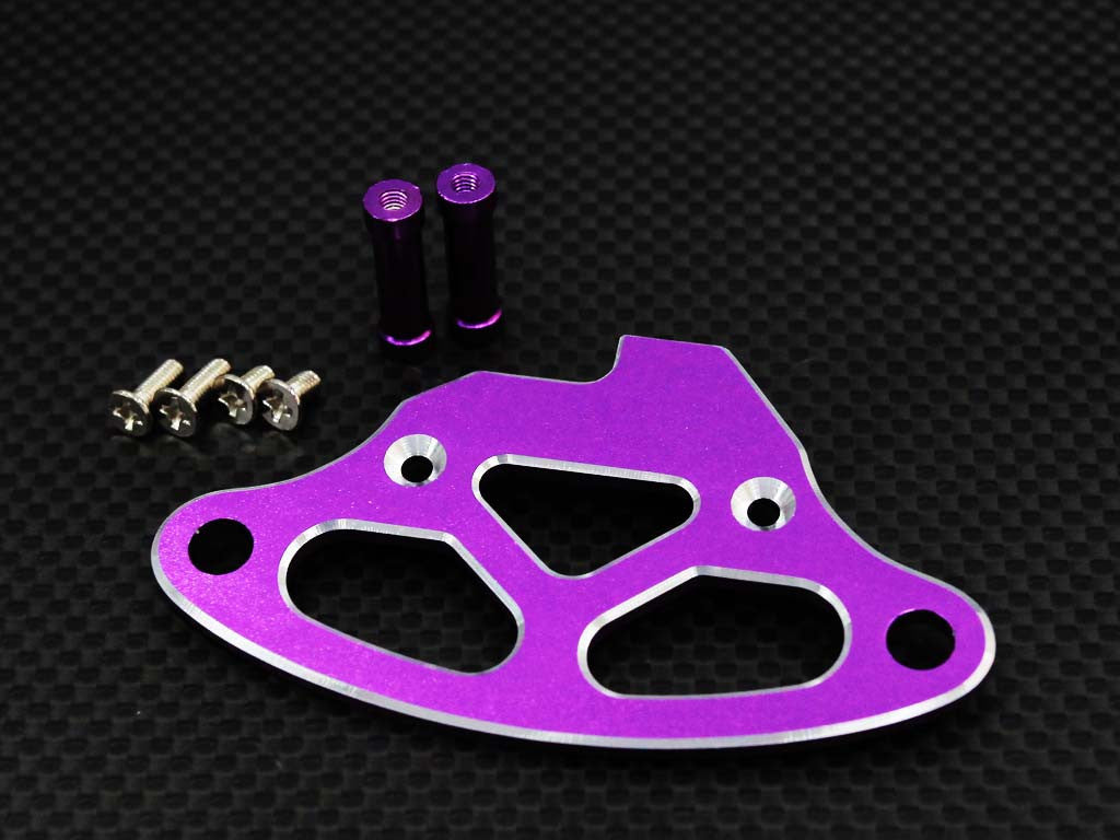 HPI RS4 3 Aluminum Upper Bumper+Post Set - 1 Set Purple