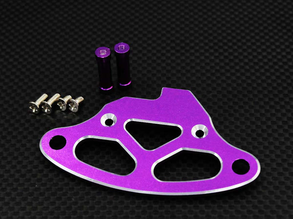HPI RS4 3 Aluminum Upper Bumper+Post Set - 1 Set Purple