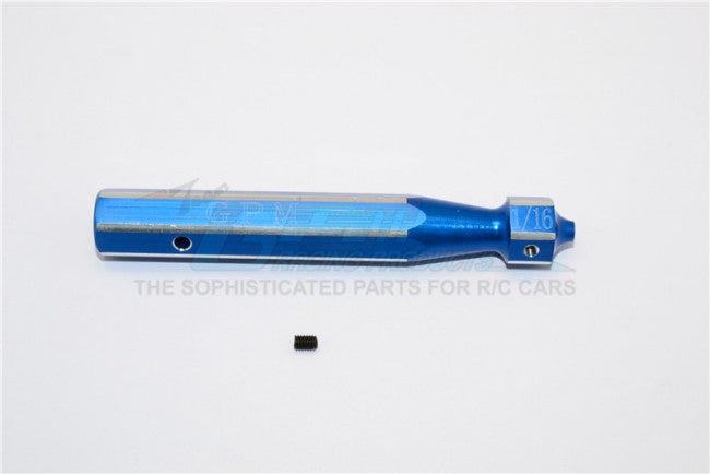 Aluminum Driver Handle (Use With 1/16 Steel Pin) - 1Pc Blue