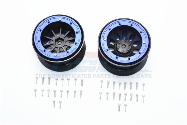 Plastic 2.2" Wheels - 1Pr Set Blue