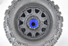 Pro-Line 8X32 To 17mm 1/2" Offset Aluminum 7075T-6 Hex Adapters For Pro-Line 8X32 3.8" Removable Wheels #6353-00/ #6345-00 - 4Pcs - Red