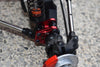 Axial 1/10 RBX10 Ryft 4WD Rock Bouncer Aluminum Front Axle Mount Set For Suspension Links - 10Pc Set Orange