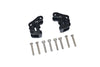 Axial 1/10 RBX10 Ryft 4WD Rock Bouncer Aluminum Front Axle Mount Set For Suspension Links - 10Pc Set Black