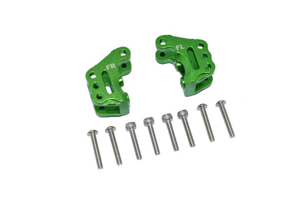 Axial 1/10 RBX10 Ryft 4WD Rock Bouncer Aluminum Front Axle Mount Set For Suspension Links - 10Pc Set Green