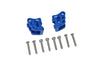 Axial 1/10 RBX10 Ryft 4WD Rock Bouncer Aluminum Rear Axle Mount Set For Suspension Links - 10Pc Set Blue