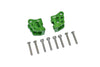 Axial 1/10 RBX10 Ryft 4WD Rock Bouncer Aluminum Rear Axle Mount Set For Suspension Links - 10Pc Set Green