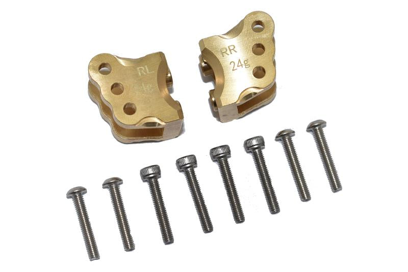 Axial 1/10 RBX10 Ryft 4WD Rock Bouncer AXI03005 Brass Rear Axle Mount Set For Suspension Links - 10Pc Set