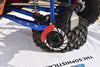 Axial 1/10 RBX10 Ryft 4WD Rock Bouncer AXI03005 Aluminum Hex With Brake Disk (Silver Inlay Version) - 4Pc Set Red