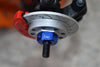 Axial 1/10 RBX10 Ryft 4WD Rock Bouncer Aluminum Hex Adapters 6mm Thick - 8Pc Set Blue