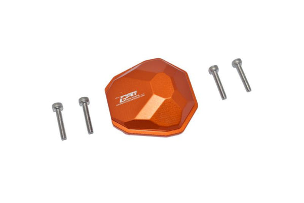Axial 1/10 RBX10 Ryft 4WD Rock Bouncer Aluminum Front Or Rear Gearbox Cover - 5Pc Set Orange
