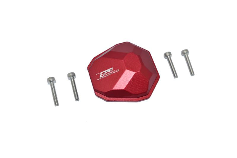 Axial 1/10 RBX10 Ryft 4WD Rock Bouncer Aluminum Front Or Rear Gearbox Cover - 5Pc Set Red