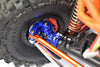 Axial 1/10 RBX10 Ryft 4WD Rock Bouncer AXI03005 Aluminum Front Knuckle Arm With Steering Rod - 13Pc Set Blue
