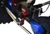 Aluminum 7075 23T Servo Horn With Built-In Spring (2 Positioning Holes) For Axial 1/10 RBX10 Ryft Rock Bouncer AXI03005 / Losi 1/8 LMT Solid Axle Monster Truck LOS04022 - 3Pc Set Red