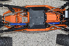 Axial 1/10 RBX10 Ryft 4WD Rock Bouncer Steel + Aluminium Front + Rear CVD Drive Shaft - 6Pc Set Orange