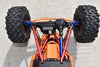 Axial 1/10 RBX10 Ryft 4WD Rock Bouncer AXI03005 Aluminum Front Upper & Lower Chassis Links Parts Tree - 4Pc Set Blue