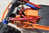 Axial 1/10 RBX10 Ryft 4WD Rock Bouncer AXI03005 Aluminum Front Upper & Lower Chassis Links Parts Tree - 4Pc Set Blue