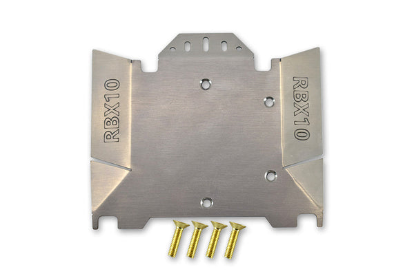 Axial 1/10 RBX10 Ryft 4WD Rock Bouncer AXI03005 Stainless Steel Chassis Protection Plate - 5Pc Set