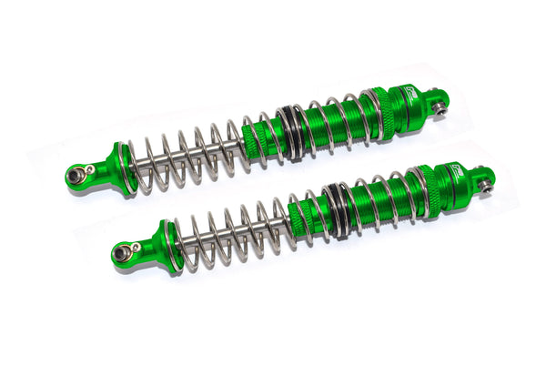 Axial 1/10 RBX10 Ryft 4WD Rock Bouncer AXI03005 Aluminum Front Spring Dampers (130mm) - 2Pc Set Green