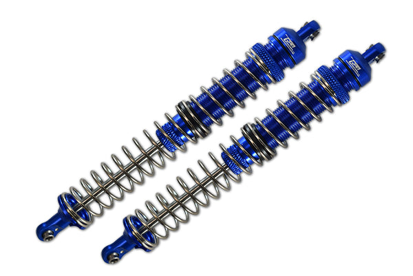 Axial 1/10 RBX10 Ryft 4WD Rock Bouncer AXI03005 Aluminum Rear Spring Dampers (145mm) - 2Pc Set Blue